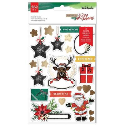 American Crafts Vicki Boutin Wrapped In Ribbons - Sticker Book